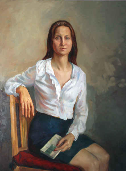 "Портрет Анны". 
Холст, масло. 90х70 см.